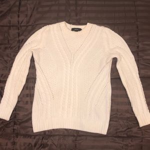 White Knit Sweater